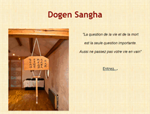 Tablet Screenshot of dogensangha.fr